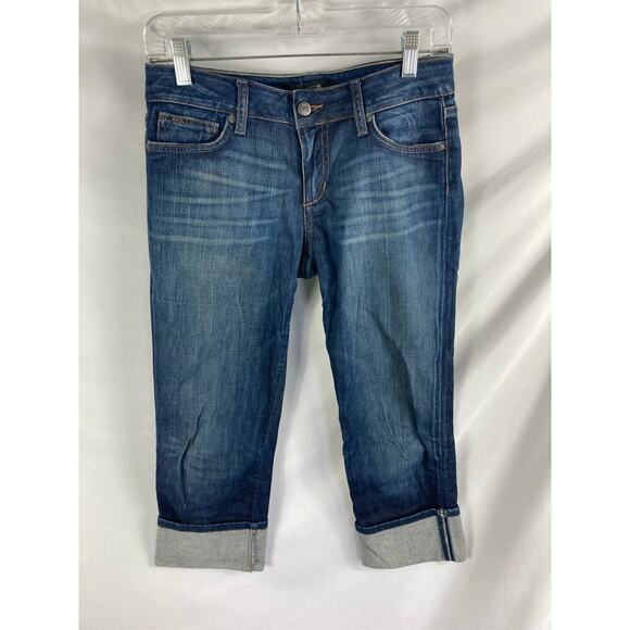 Joes Jeans Honey Kicker Crop Jeans Blue Size 27 - Picture 1 of 3